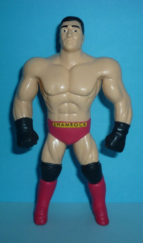 Just Toys Bend-Ems WWF Wrestling Figure *KEN SHAMR...