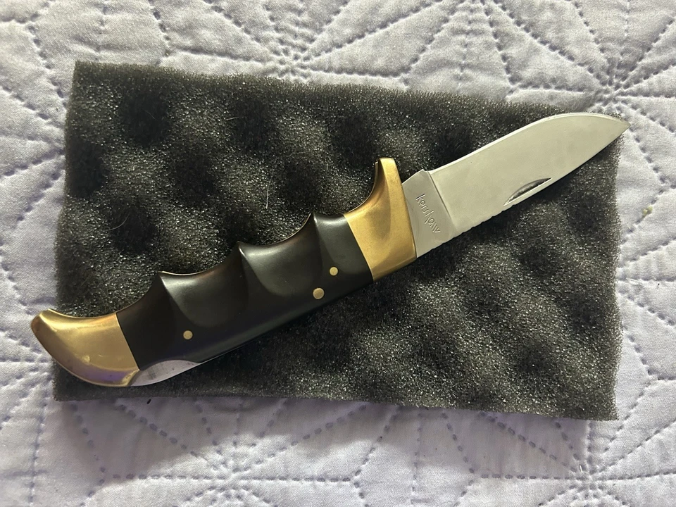 Faca dobrável com bainha Kershaw 1050 por Kai Japão vintage - Imagem 4 de 4