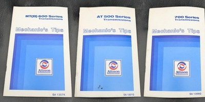 MT(B) 600 AT 500 700 Series Transmissions Mechanic's Tips Book Manual Lot