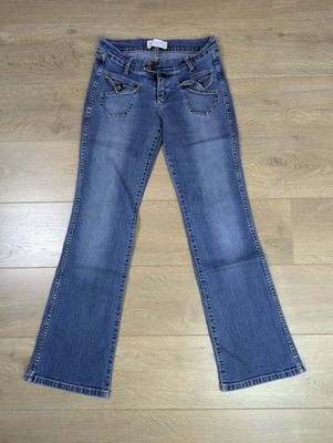 Vintage Y2K 2003 Firetrap Denim Jeans Women's W27 L31 Zip Fly Blackseal