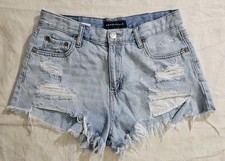 Aeropostale Vintage High Rise Shorty Distressed Shorts Size 6