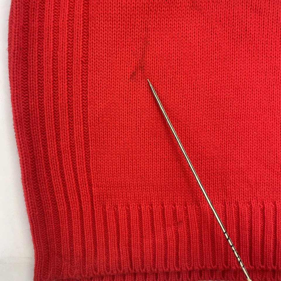 Ottawa Senators 1/4 Zip Pullover Sweater Size Small Red NHL - Image 4 of 4