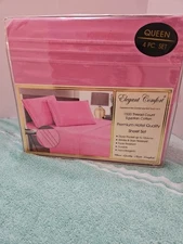 Elegant Comfort Wrinkle Resistant Bed Sheet set with Deep Pocket, KING 4pc Set 