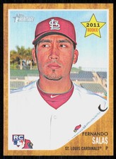 2011 Topps Heritage Fernando Salas Rookie Cardinals #344