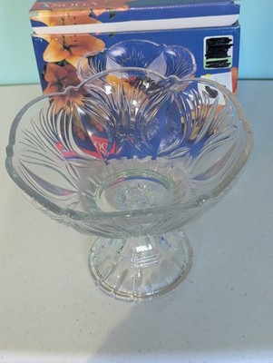 Soga Medium Foot Glass Bowl In Box Made In Japan