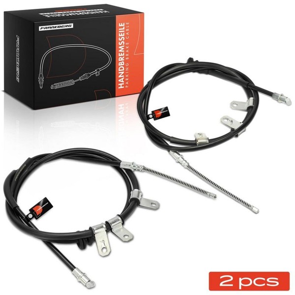 Frankberg 2X Handbremsseile L+R Passend FüR Mitsubishi Grandis Scheibenbremse-image