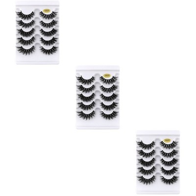 3 Count Wimpern Natürlicher Look Falsche Gefälschte Party -Wimpern