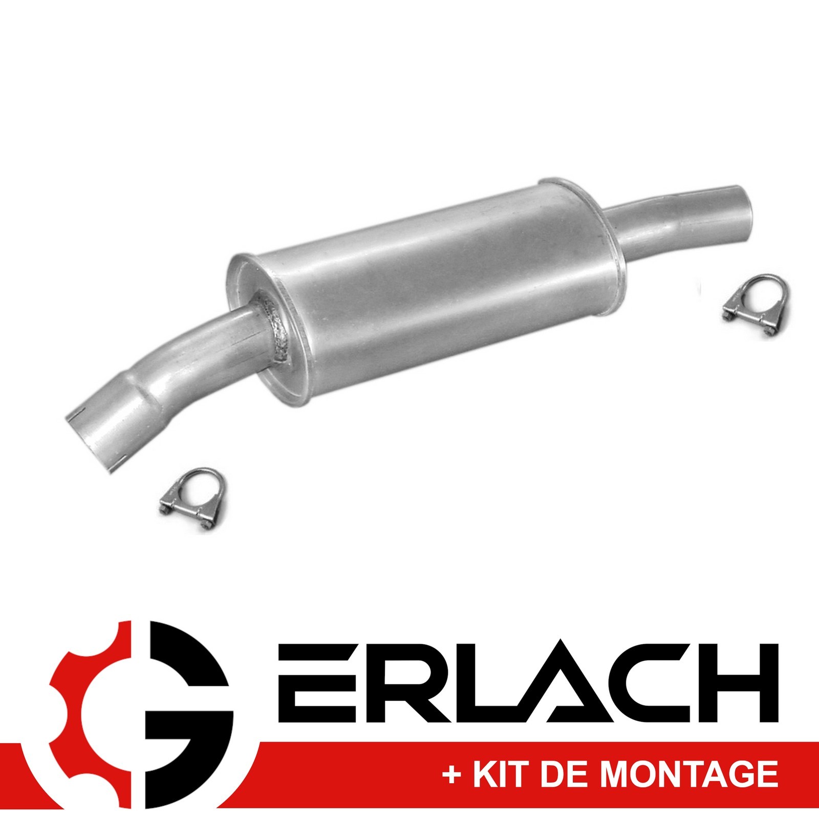 Silencieux intermédiaire Citroën C25 et Fiat Ducato 2.5 TD tube d'échappement 1440