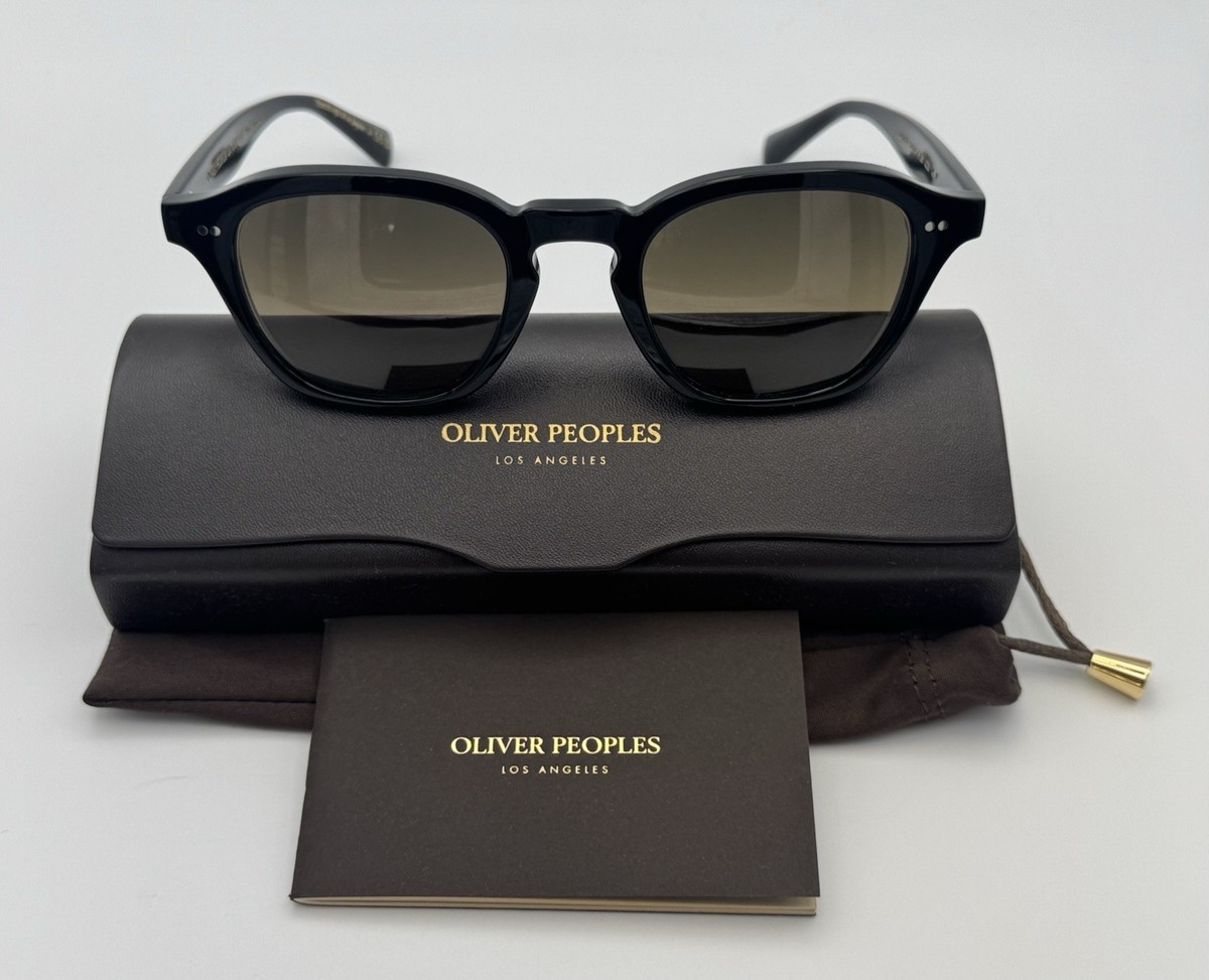 Oliver Peoples EYLES OV5580SU 1731GN Black Sandstone Gradient Polarized  (48MM)
