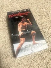 Bloodsport VHS SEALED Watermarks WHV Stamp Cannon Jean Claude Van Damme VTG 