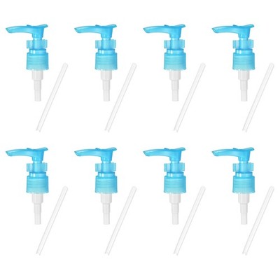 8 Pcs Soap Pump Replacement Dispenser for Standard 20/410 Lid Top Size, Blue