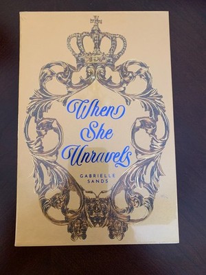Bookish Box - When She Unravels by Gabrielle Sands - SIGNED w/ Slipcase