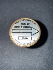 Bird 100D Element 0 to 100 watts 200-500 MHz for 43 Wattmeter Used Works Good