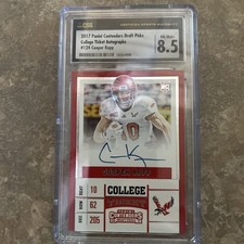 2017 Panini Contenders Draft Picks - College Ticket Cooper Kupp #124 CSG 8.5/10