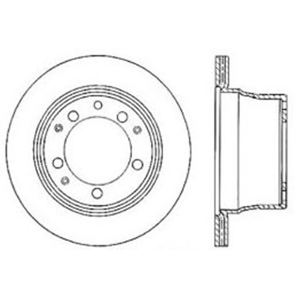 SET-CE121-37026-2 Juego de discos de freno traseros céntricos de 2 ruedas para Porsche 944 1987-1989 Foto 3 de 4