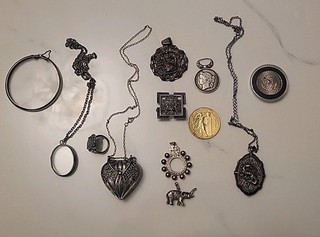 Lot de Rare Bijoux En Argent Massif 925 9501000