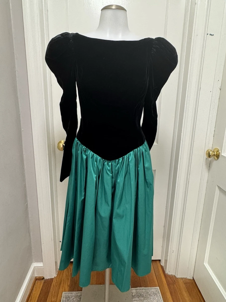 Green Velvet Vintage Dresses for Women for sale | eBay