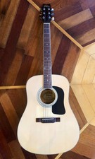 NEW Washburn D8TPAK Acoustic Guitar Natural w/ Built in Tuner