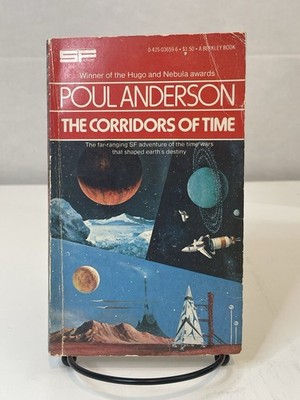 THE CORRIDORS OF TIME Vintage: By Poul Anderson - 1975 Berkeley Medallion Ed.￼