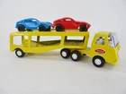 Vintage 1970 Tonka Toys - Mini / Tiny Tonka Car Carrier w/ Original Plastic Cars