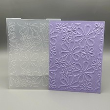 3D Embossing Folder Template, 6 Petal Flower, A6 Size for Card Making