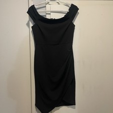 Little Black Dress - Off Shoulder, Mini Dress