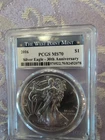 2016 Silver American Eagle MS-70 PCGS  THE WEST POINT MINT # 570522.70/82452078