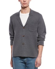 Bruno Magli Merino Wool Cardigan Men's