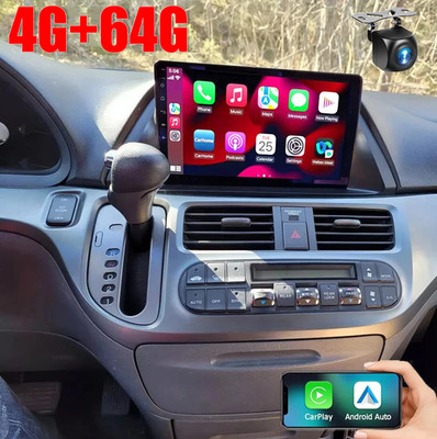 Car Radio Stereo Carplay For 2005-2010 Honda Odyssey 4+64G 10in RDS Head Unit