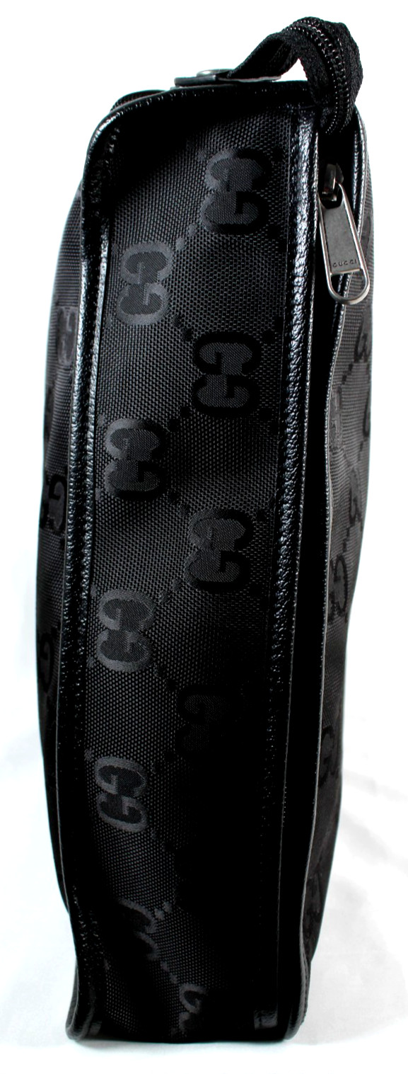 GUCCI Black GG Logo Print Canvas Large OFF THE GRID Packing Cube Travel Bag thumbnail 5