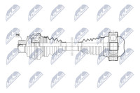 NTY Antriebswelle NPW-AU-082 FüR Audi