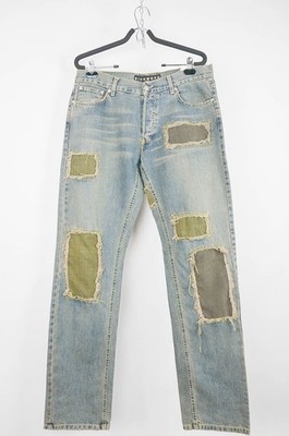 Richmond Denim Patchwork Distressed Jeans - Made in Italy - Größe 33