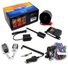 CRIMESTOPPER SP-302 5 BUTTON 2-WAY DELUXE CAR SECURITY SYSTEM WITH KEYLESS ENTRY
