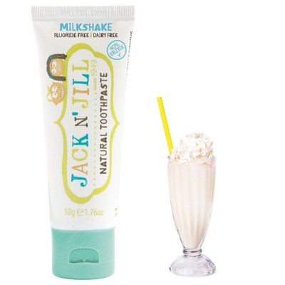 Kinderzahnpasta ohne Fluorid Milkshake 50g 6m+ Jack N' Jill