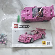 LEGO Speed Champions 77241 Honda S2000 Pink Car W/Mini Fig / complete & checked