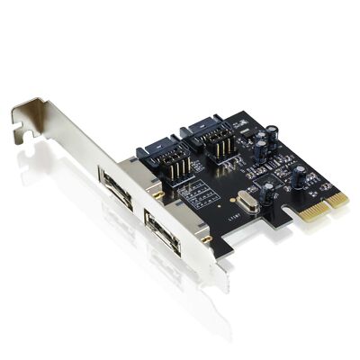 CSL PCI-Express 2x SATA III / eSATA III-Standard Erweiterungskarte Schnittstelle