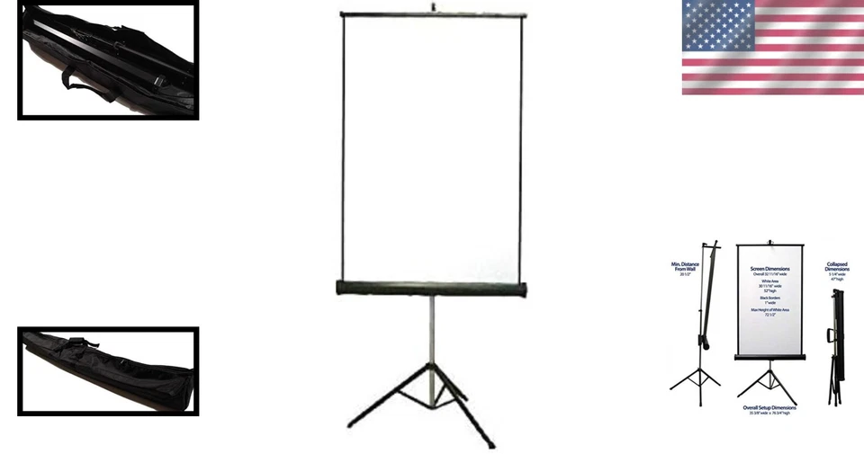 Lightweight Retractable White Backdrop for Free Standing Passport Photo Sessions - Изображение 2 из 4