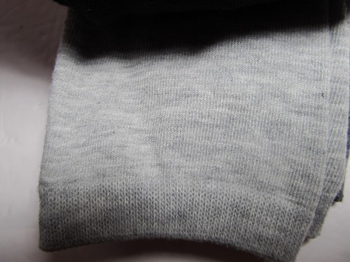 New 5 Pairs Of Dockers Men's Crew Socks Black and Gray Stripes Shoe Size 6-12.5 - Picture 6 of 11