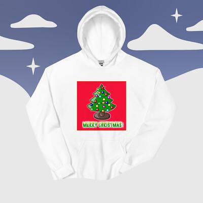 Merry Christmas Tree Hoodie Festive Holiday Apparel for Warmth and Cheer 