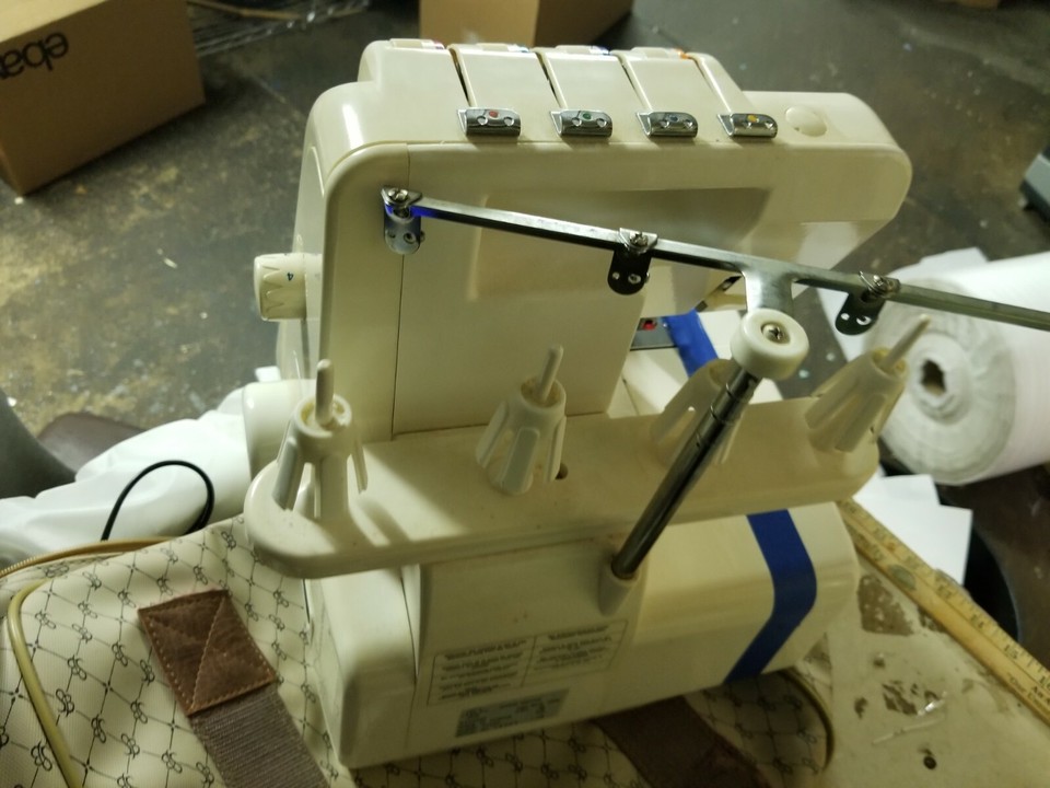 EuroPro 534DX Serger Runs but needs cleaning (Read Description eBay