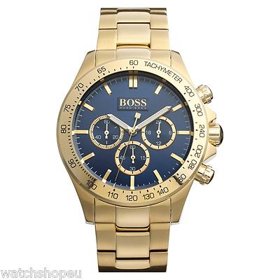 gold mens hugo boss watch