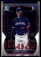 2023 Bowman Chrome Hendry Chivilli Minnesota Twins 1st #BCP-236