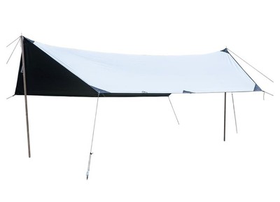 iClimb Waterproof Sun Shield Tarp for Tent Hammock Camping Backyard (14 4 x9 6 )