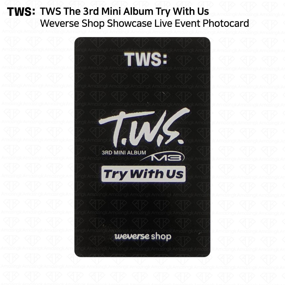 TWS The 3rd Mini Album Try With Us Weverse Shop Showcase Live
