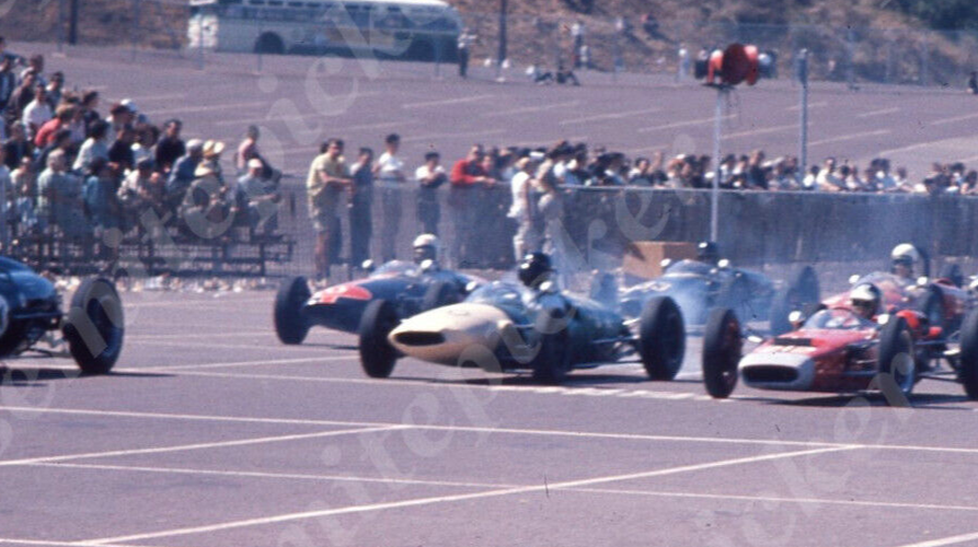 sl76 Original slide 1960's ? Grand Prix race cars Ferrari vs Formula ? 335a