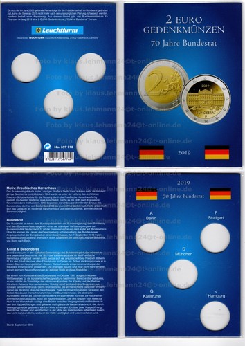 Leuchtturm Sammelkarten für 5x 2,00€, AUSWAHL 2006-2022, auch Neutral/8er Sätze - Bild 17 von 19