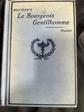 Vintage Moliere’s Le Bourgeois Gentilhomme-Heath’s Modern Lang Series