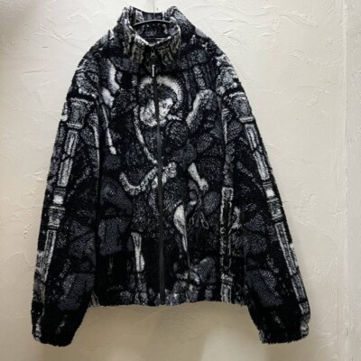 Supreme Saint Michael Fleece Jacket Black Supreme Saint Michael