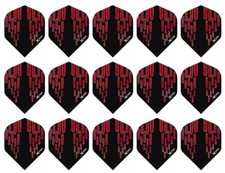 5 Sets XQMAX Contour 100 Micron Standard Dart Flights Ships Tracking Red