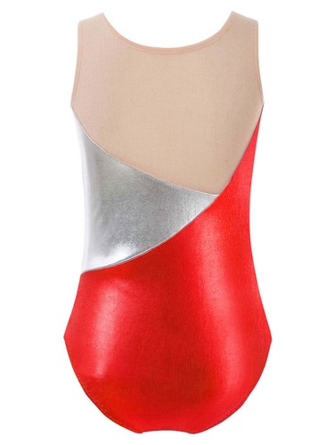 Girls Diamonds Adorned Ballet Dance Athletic Unitard Skating Leotard Bodysuit - Picture 38 of 57